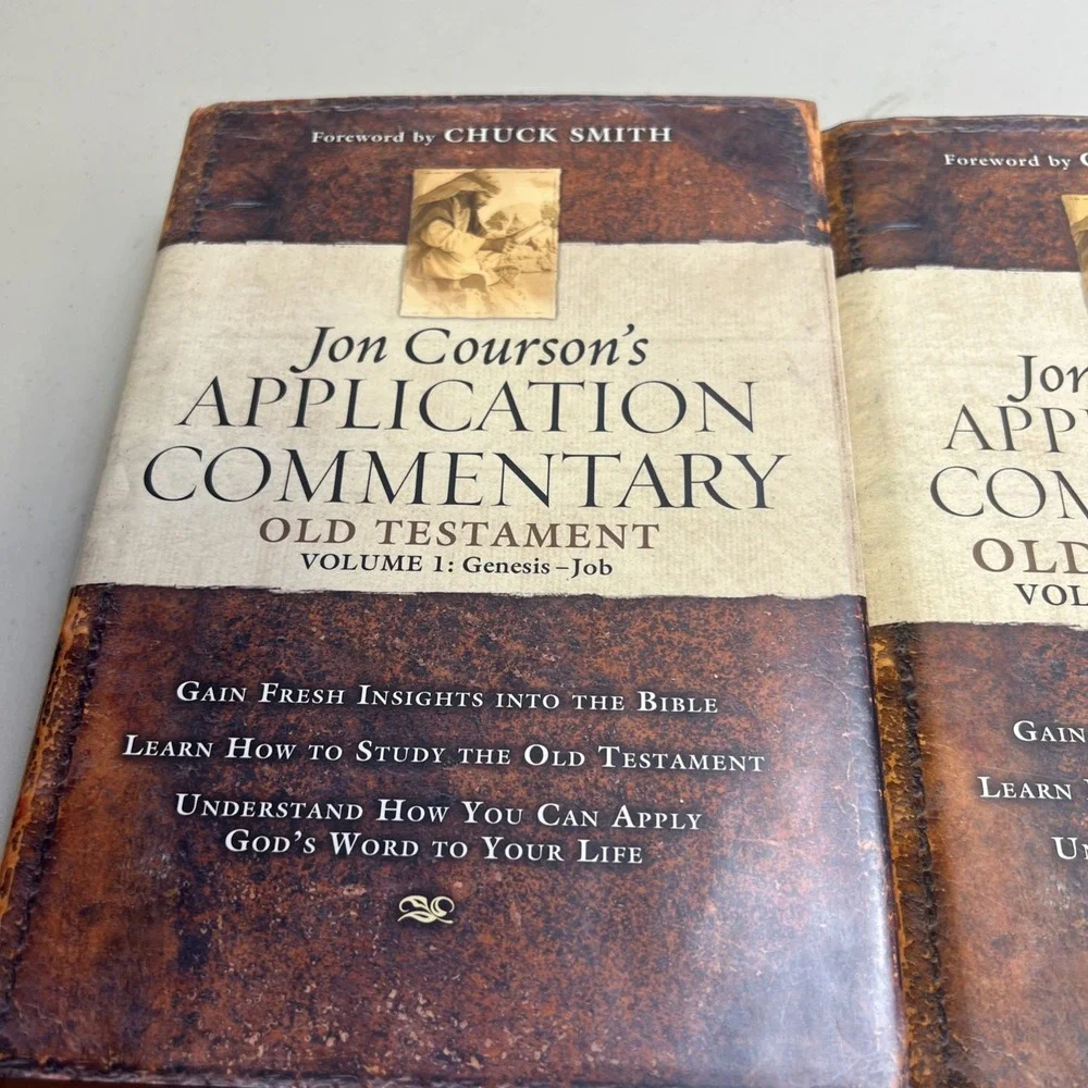 Jon Courson's Application Commentary Old‎ Testament Volumes 1 and 2  Book Set